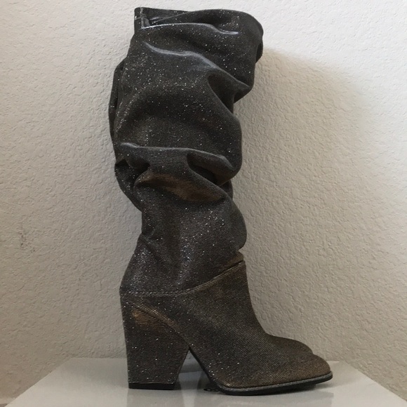 stuart weitzman glitter boots